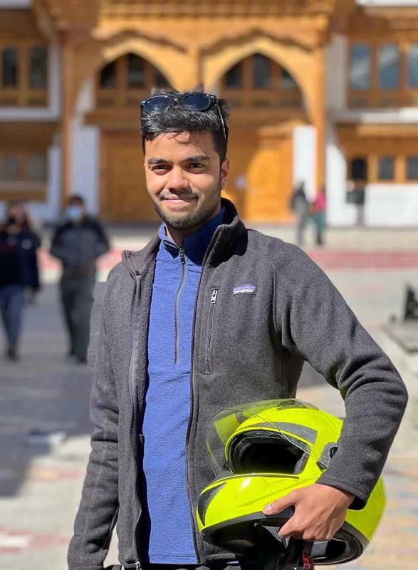 Motorcycle adventure in the mountains