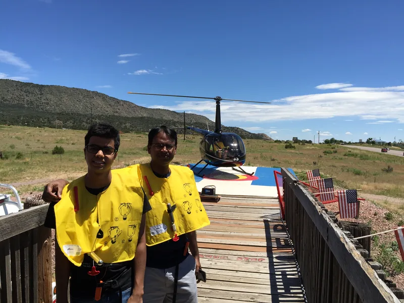 My first helicopter flight