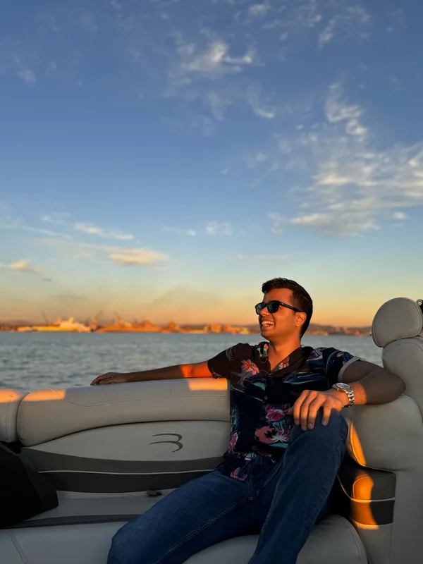 Golden hour on the water