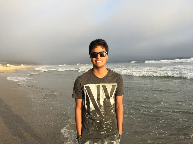 Beach walk in Southern California